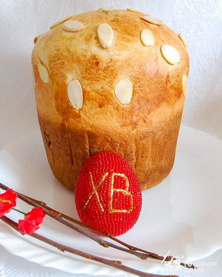 Рецепт кулича с миндальными орехами