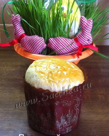 Рецепт ленивого кулича