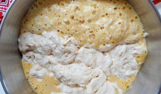 нежный заварной кулич