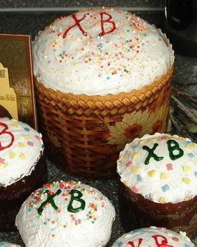 Пасха из венского теста