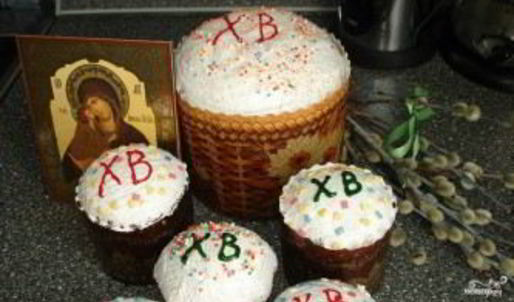 пасха из венского теста