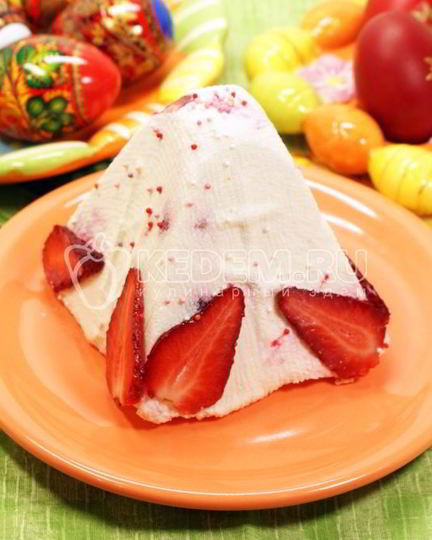 Рецепт пасхи клубничной
