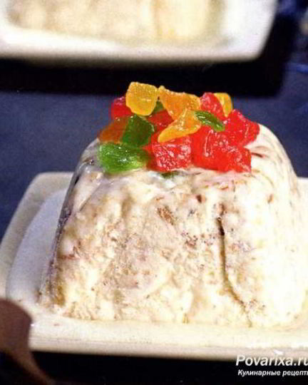 Рецепт пасхи-мороженого