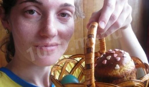 пасха простая с изюмом