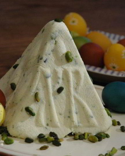 Рецепт пасхи с фисташками