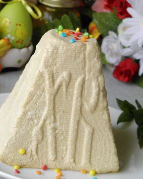 Пасха со сгущенным молоком