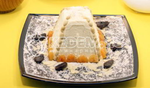 пасха творожная с кокосовой стружкой