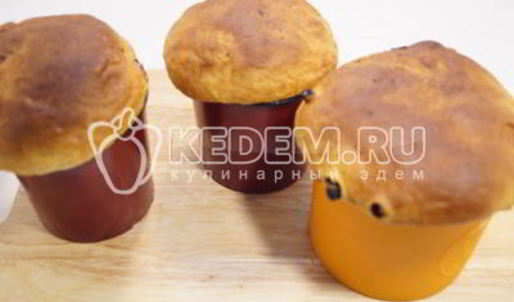 пасхальный кулич с изюмом