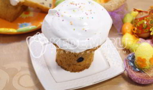 пасхальный кулич с изюмом