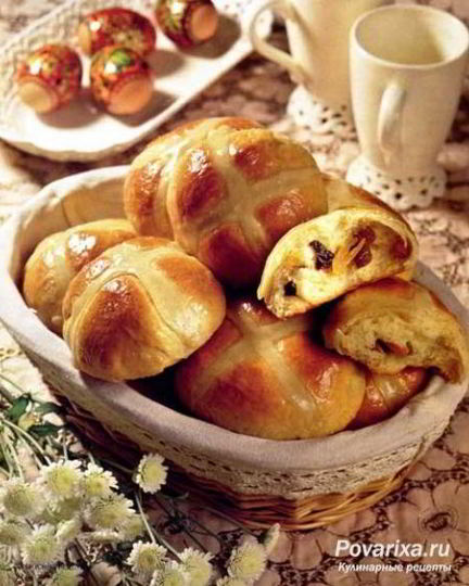 Рецепт пасхальных булочек