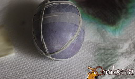 пасхальные яйца, способ окрашивания