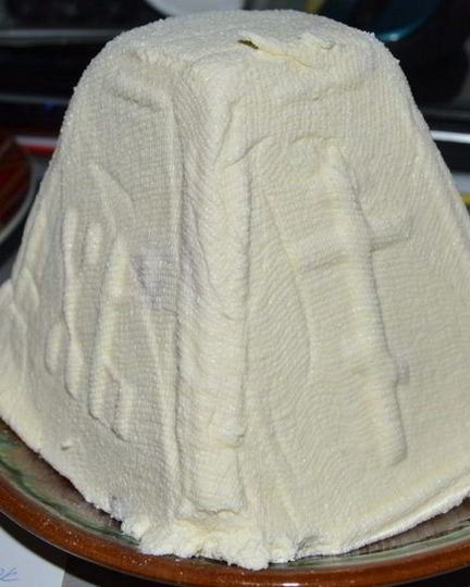 Рецепт творожной пасхи в брикетах