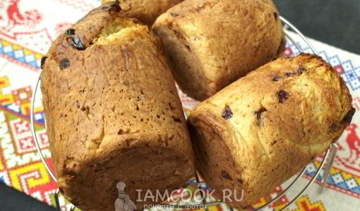 творожный кулич без дрожжей