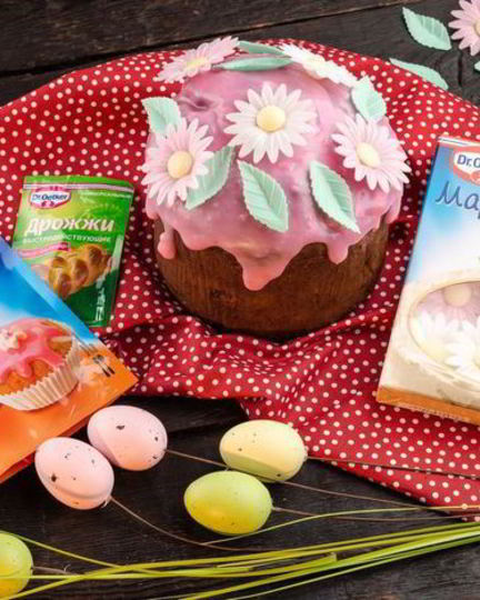 Рецепт творожного кулича с курагой