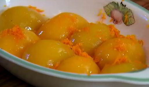 персиковый крамбл