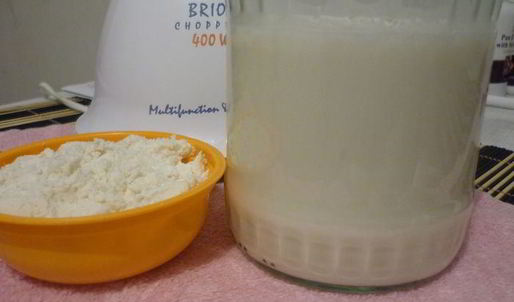 постное желе на миндальном молоке