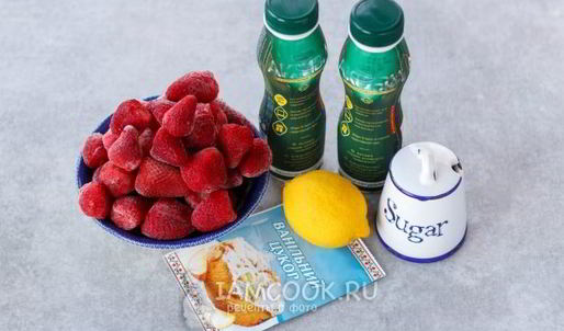 клубничный щербет