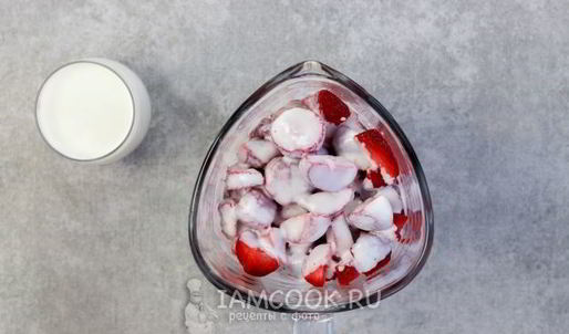 клубничный щербет