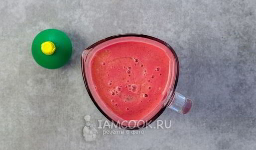 клубничный щербет