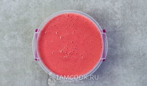 клубничный щербет