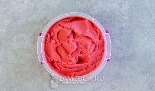 клубничный щербет