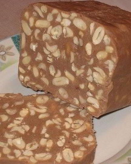 Рецепт щербета с арахисом