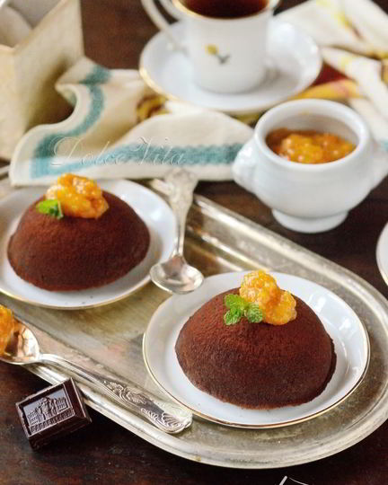 Рецепт шоколадного пудинга без яиц и молока