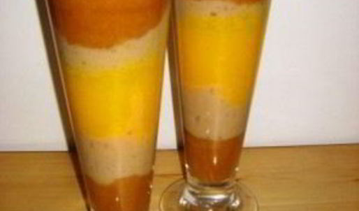 слоеный фруктовый десерт