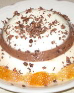 Сметанно-шоколадное желе