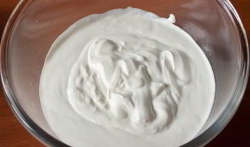 сметанное желе с орехами