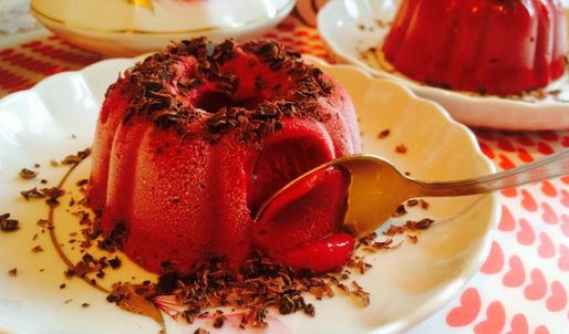 сорбет из свежих ягод и зефира