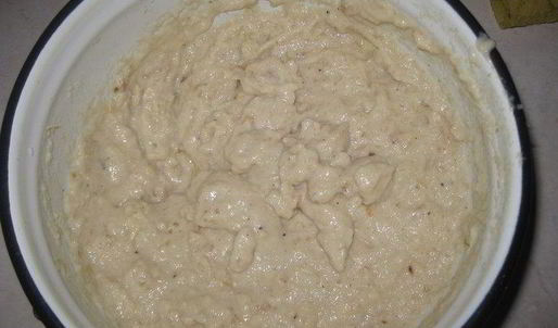 хлебно-луковое суфле