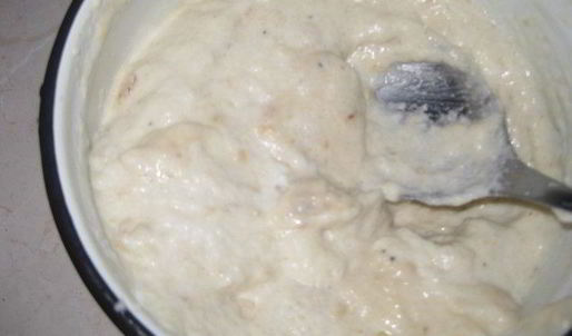 хлебно-луковое суфле