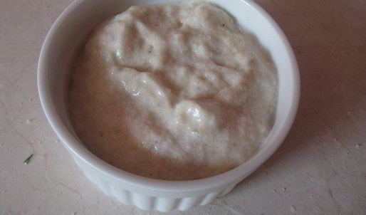 хлебно-луковое суфле