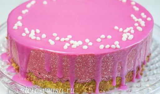 клубничный торт-суфле