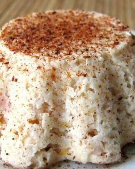 Рецепт легкого творожного суфле с яблоком в микроволновке