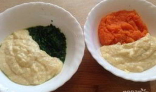 морковно-шпинатное суфле