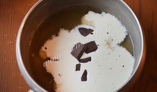 шоколадно-кофейное суфле