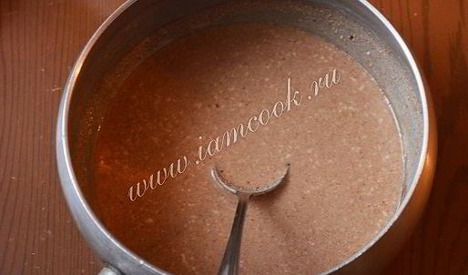 шоколадно-кофейное суфле