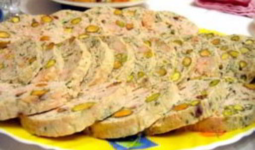 суфле из курицы с фисташками