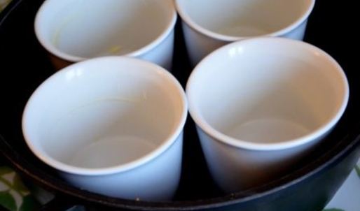 суфле из поленты с вешенками