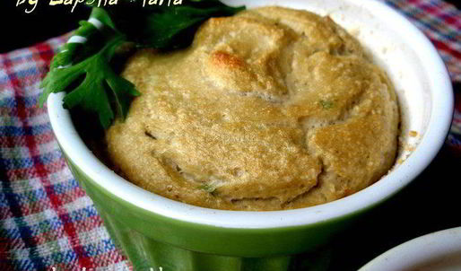 суфле из цветной капусты и баклажана