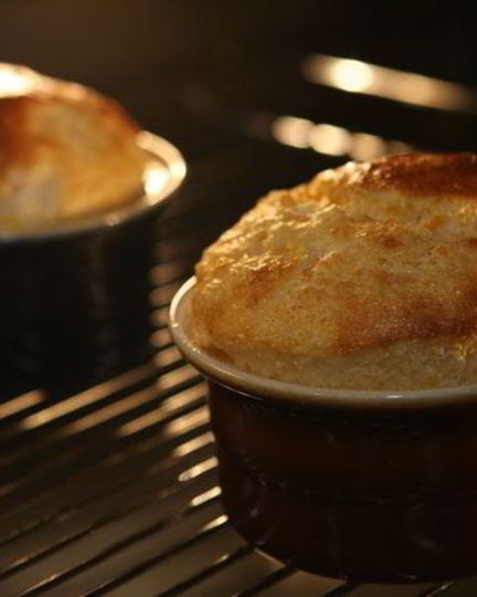 Рецепт суфле из взбитых яиц с курагой