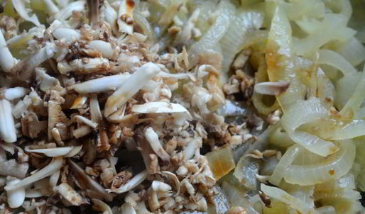 свекольно-грибное суфле