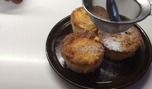 творожно-рисовые пудинги с ананасовым суфле