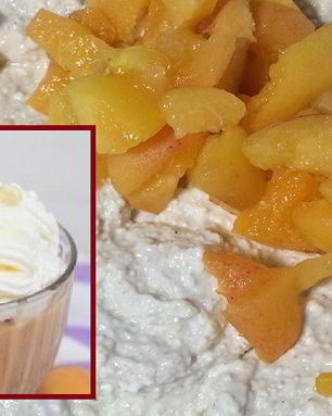 Творожное суфле с абрикосами