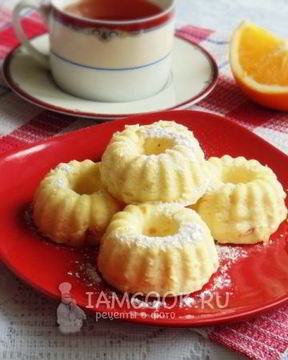 Творожное суфле с апельсином в духовке