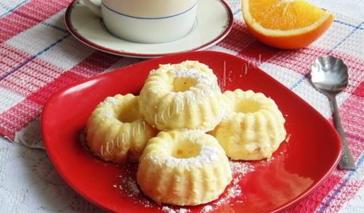 творожное суфле с апельсином в духовке