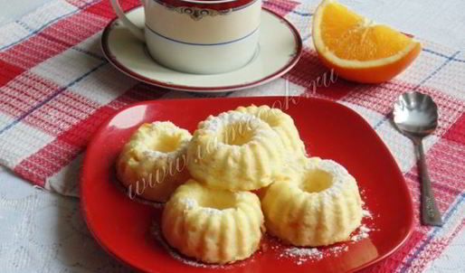 творожное суфле с апельсином в духовке