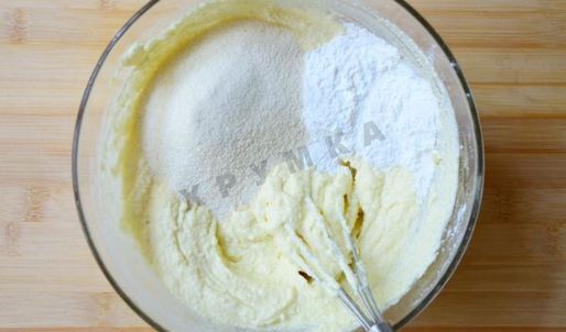 творожное суфле с черникой